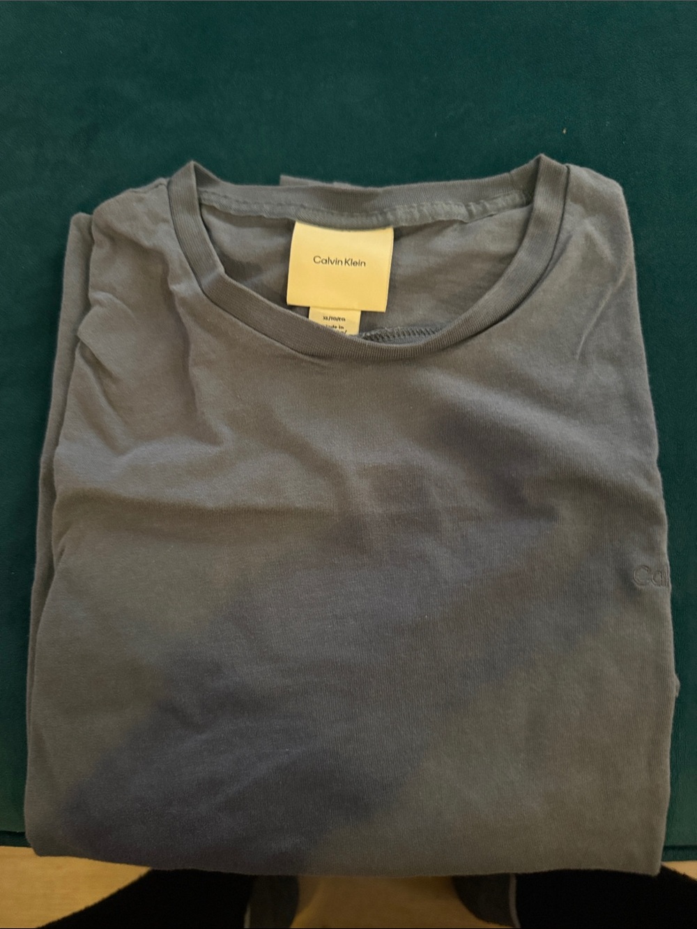 Calvin Klein Men's Crew Neck T-Shirt - Blue